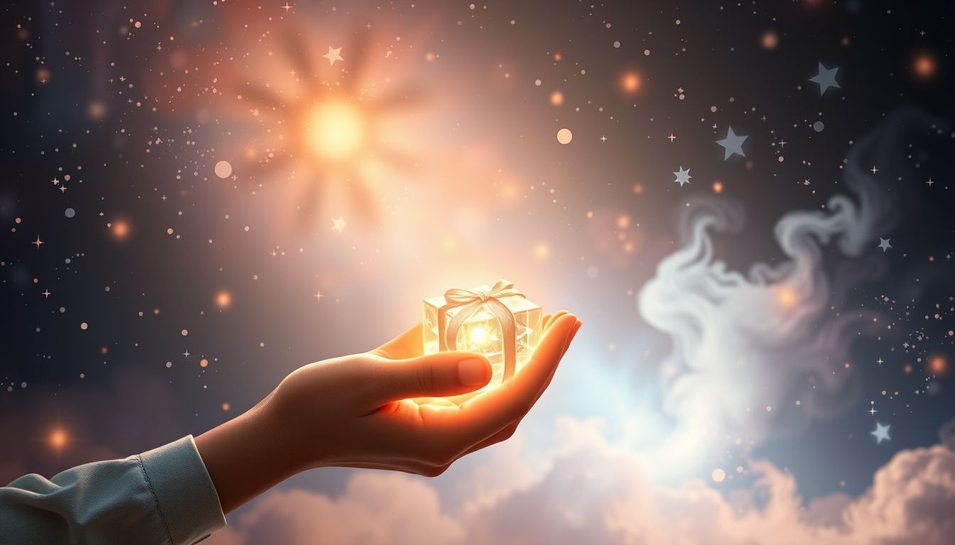 Geschenke offerieren symbolisiert tiefe Dankbarkeit und echte Wertschätzung.