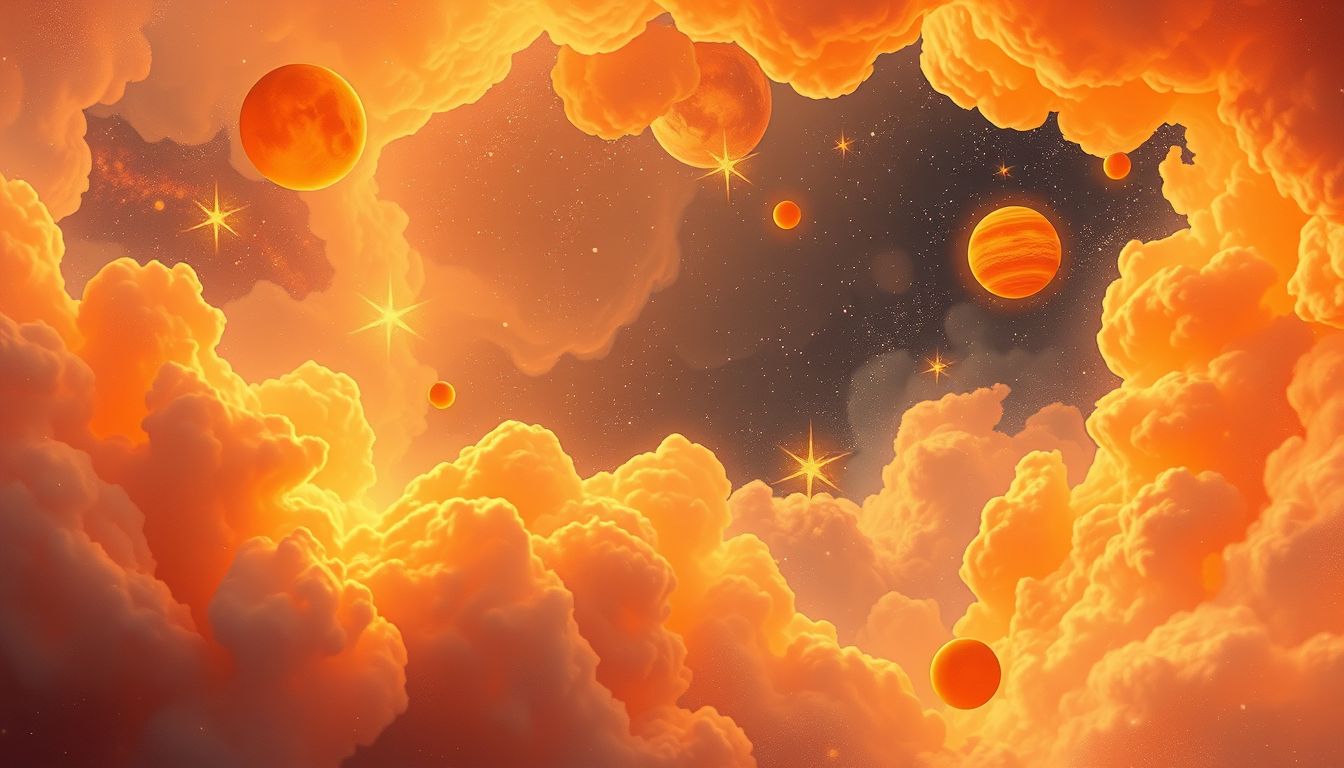 Orangefarbene Gegenstände symbolisieren Kreativität und neue Lebensenergie im Traum.