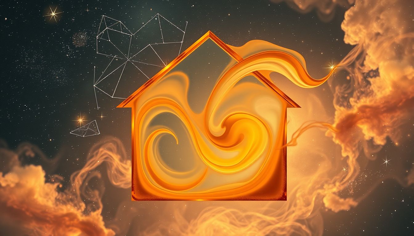 Petroleum im Haus warnt vor Konflikten und unsicheren Lebenslagen.