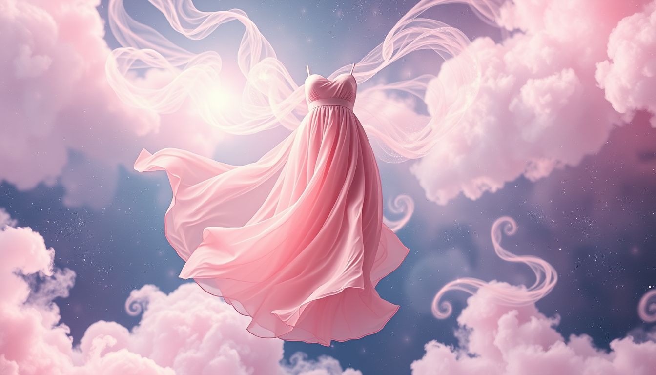 Ein rosa Kleid symbolisiert feminine Stärke und elegante Selbstsicherheit.