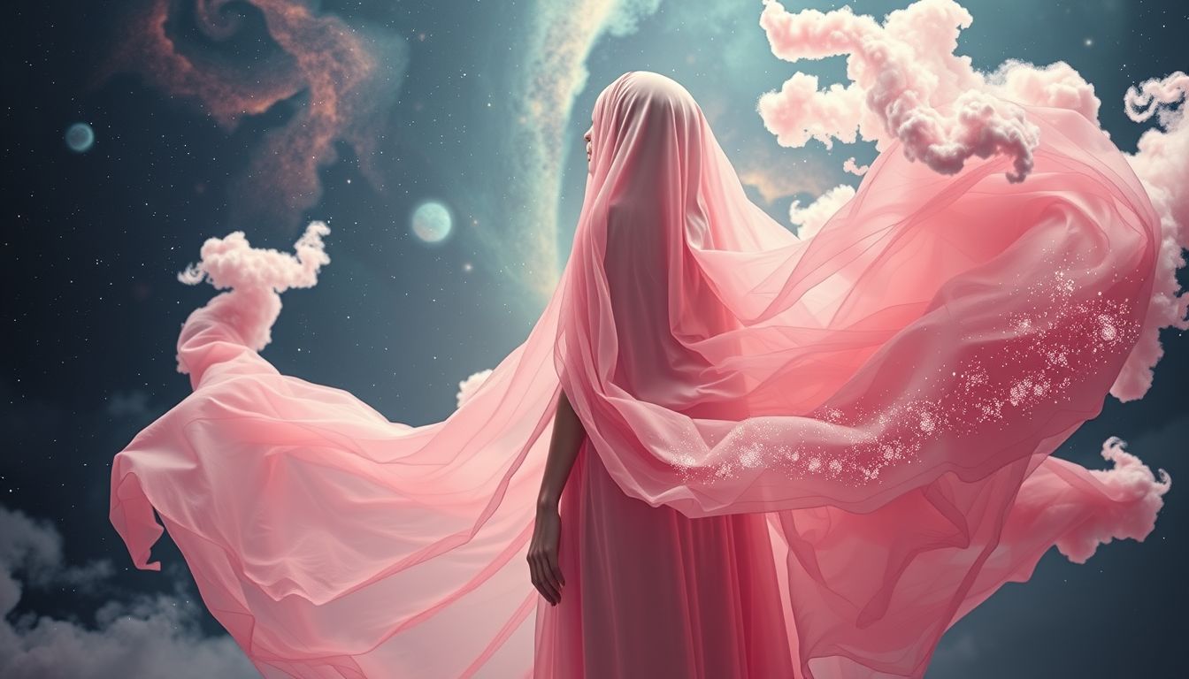 Rosa Kleidung im Traum symbolisiert oft Selbstliebe und sanfte Selbstdarstellung.