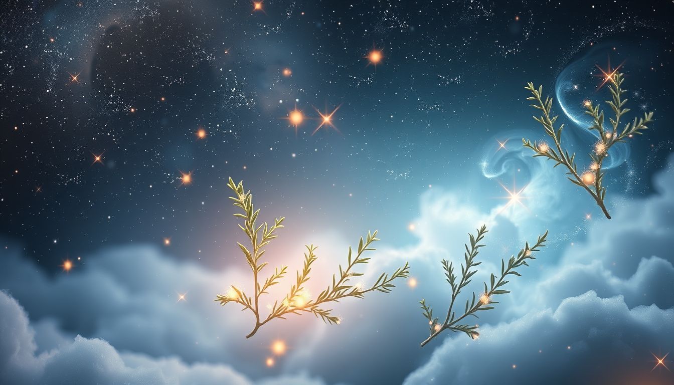 Rosmarin im Traum symbolisiert Liebe, Schutz und lebendige Erinnerung.