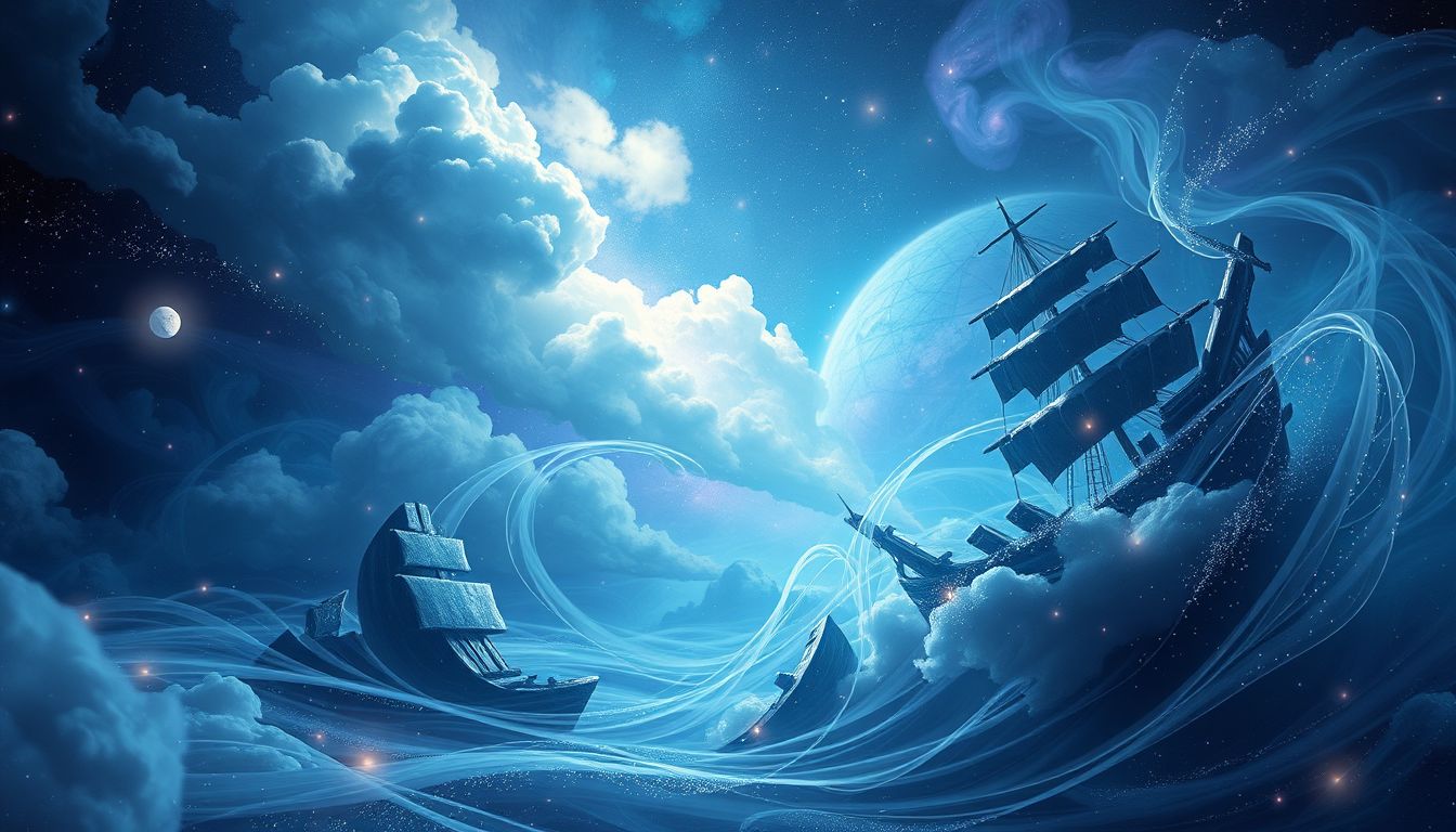 Ein Schiffswrack im Traum symbolisiert oft tief verborgene seelische Verletzungen.