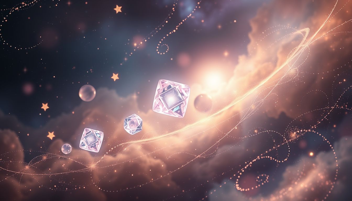 Schimmernde Edelsteine symbolisieren innere Kraft und verborgene Begabungen.