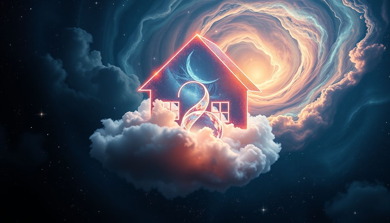 Schutz im Haus symbolisiert innere Sicherheit und emotionale Geborgenheit.
