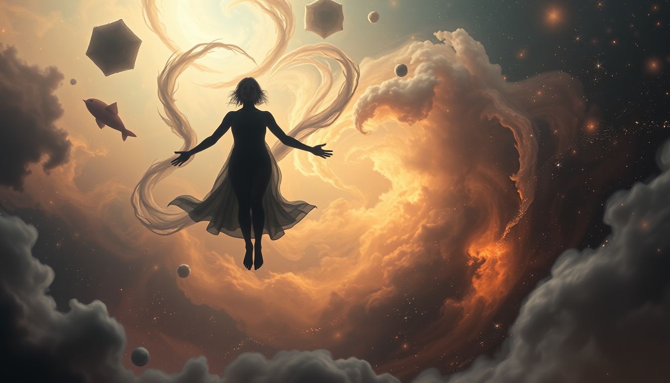 Die Silhouette einer bekannten Person symbolisiert oft verborgenes Bewusstsein.