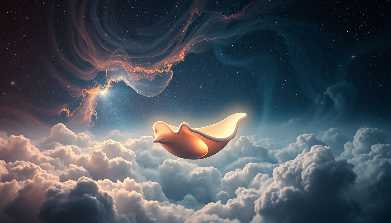 Eine bewegte Sitzstange symbolisiert Wandel und Flexibilität im Leben.