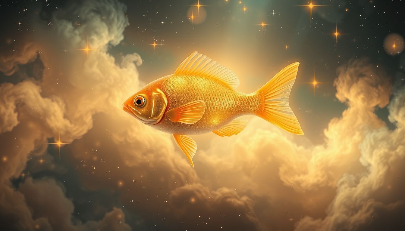 Eine goldene Sitzstange symbolisiert Erfolg und inneren Überblick im Traum.