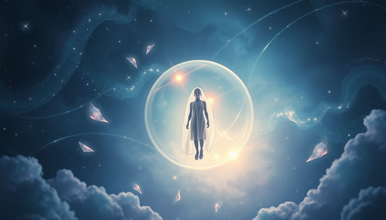 Sich selbst isolieren im Traum symbolisiert oft innere Abwehrmechanismen.
