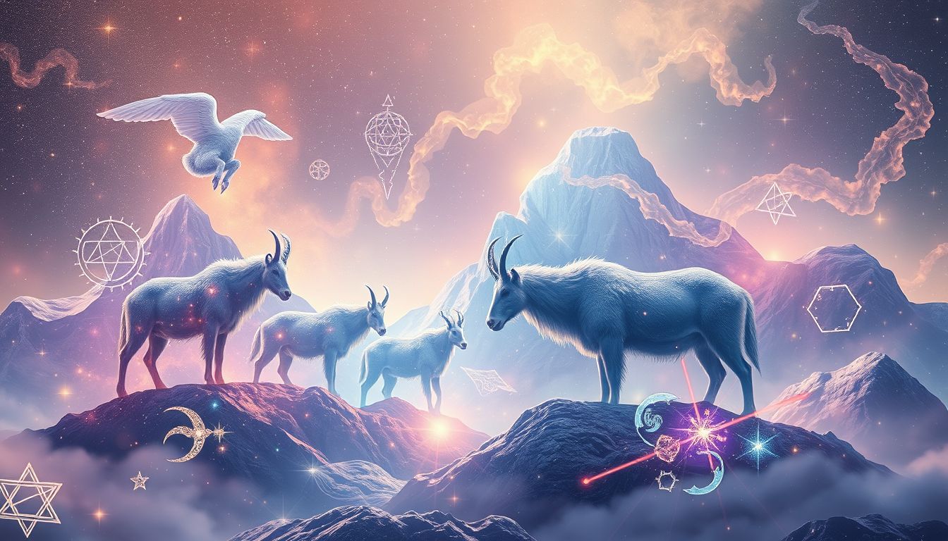 Gämsen symbolisieren in Träumen oft Freiheit und innere Stärke.