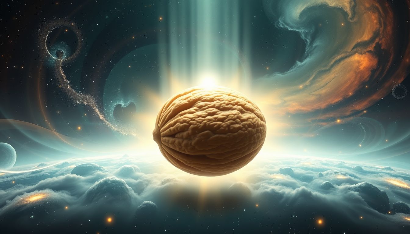 Eine perfekte Walnuss symbolisiert seltene Chancen und Erfolg im Traum.
