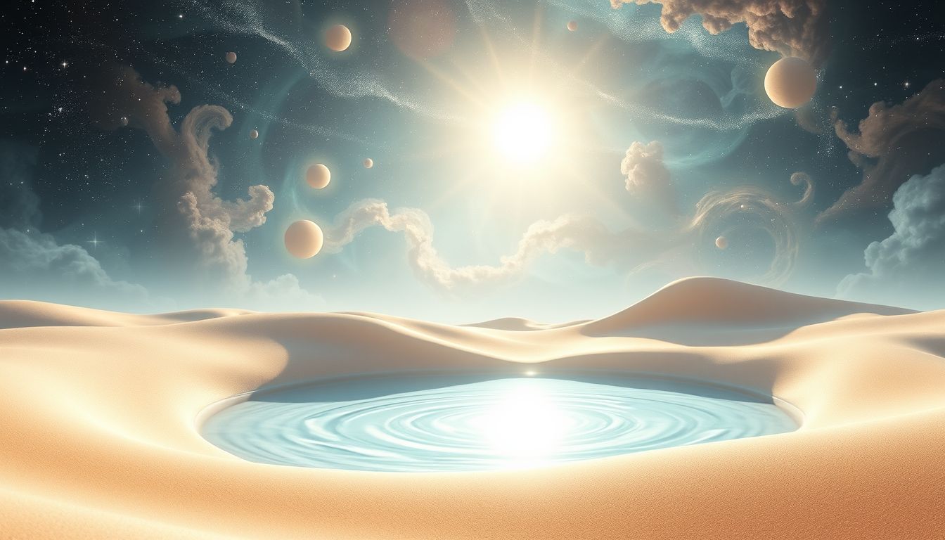Eine sonnige Bucht symbolisiert inneren Frieden und neue Chancen.