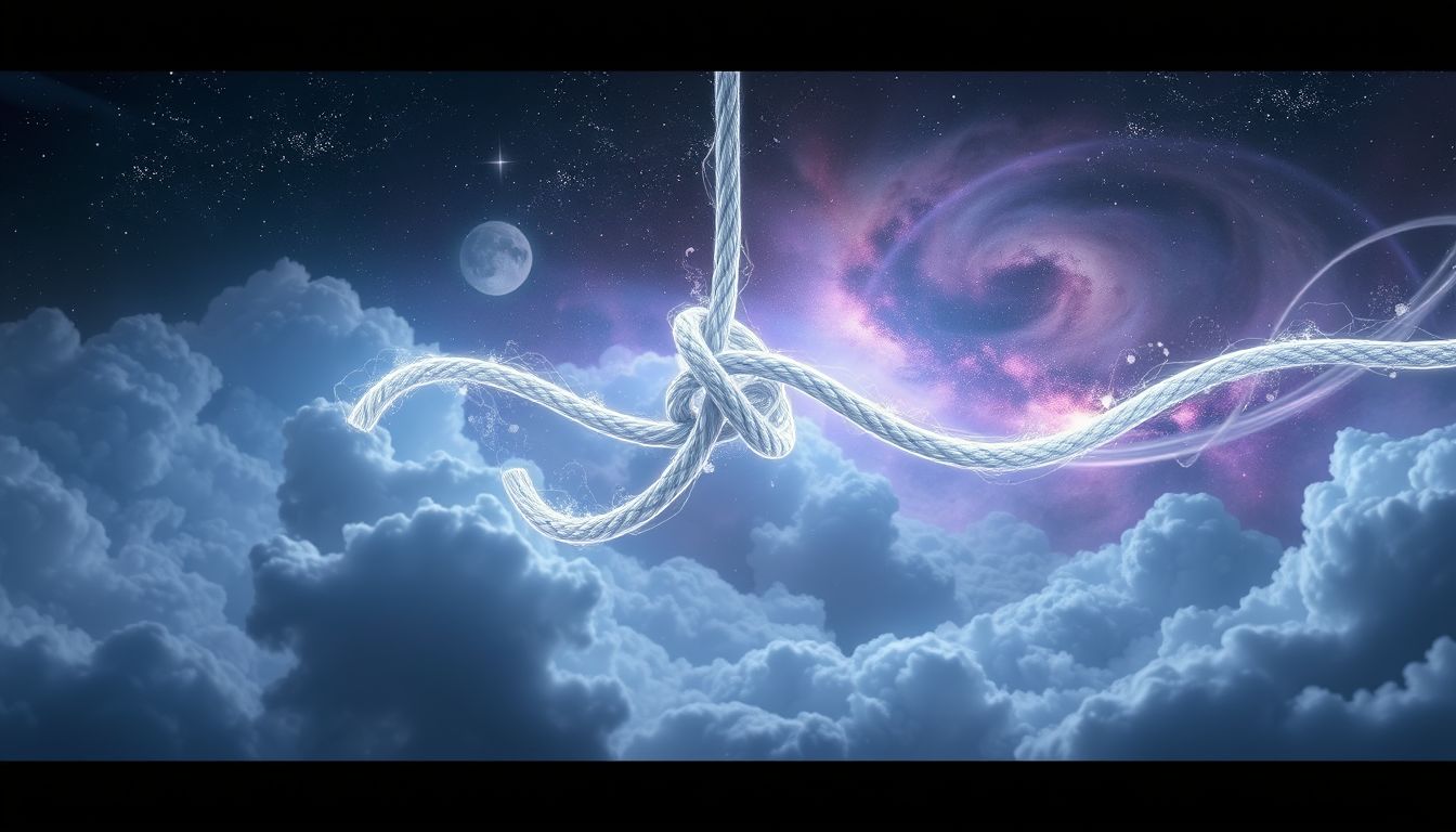 Der Traum vom Strickknoten symbolisiert oft innere Konflikte oder Bindungen.