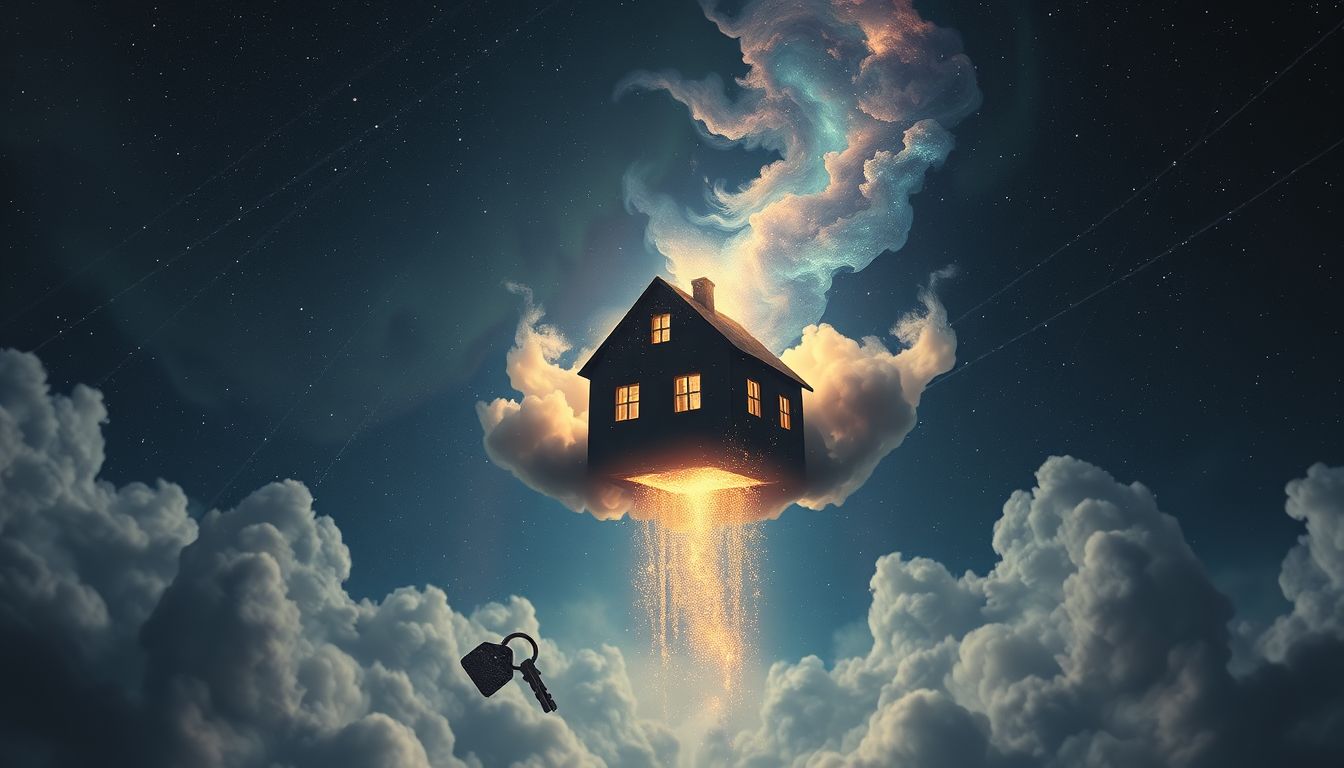 Der Traum vom Wohnungsverlust symbolisiert oft Existenzängste und Unsicherheit.