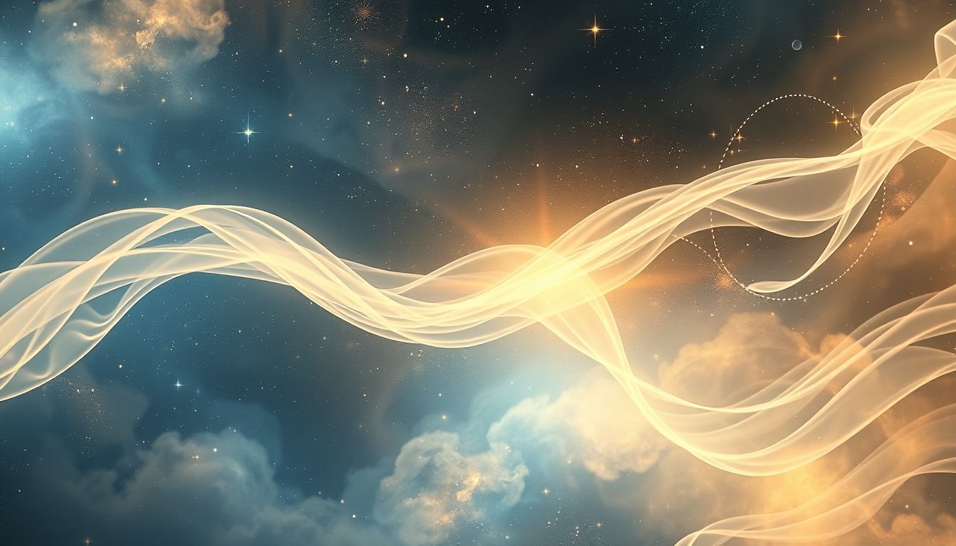 Ein wehendes Banner symbolisiert Freiheit und sich verändernde Lebensumstände.