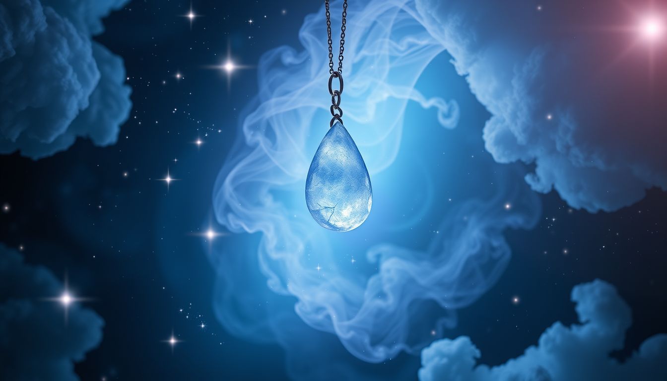 Einen Sodalith-Schmuck tragen symbolisiert Klarheit und innere Ruhe.