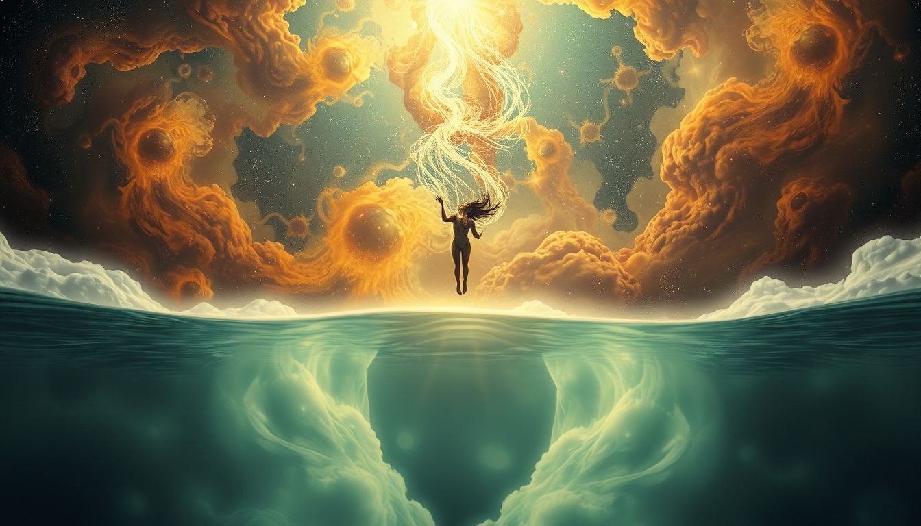 Träumen vom Sturz ins Wasser symbolisiert Kontrollverlust und Neubeginn.