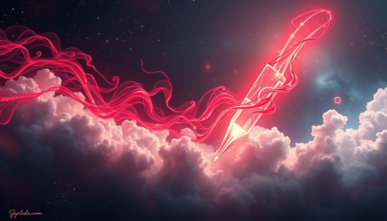 Ein roter Kuli im Traum symbolisiert oft leidenschaftliche Kommunikation.