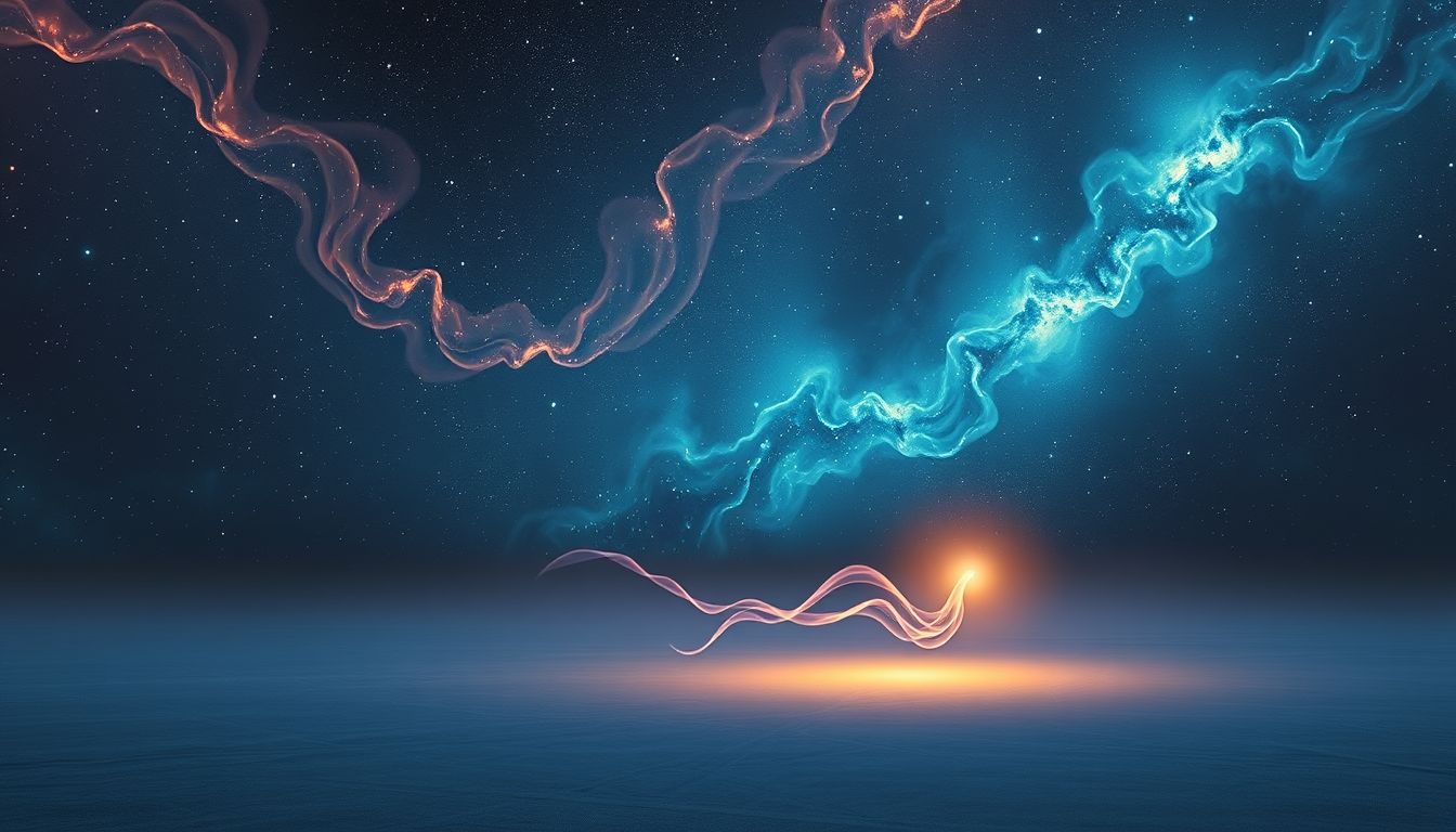 Eine Verfolgungsjagd in der Ebene symbolisiert ungelöste Konflikte und Flucht.
