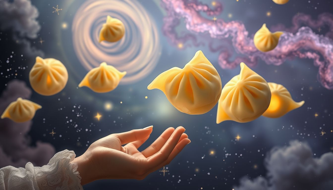 Kartoffelknödel kaufen im Traum symbolisiert kommende Genussmomente.