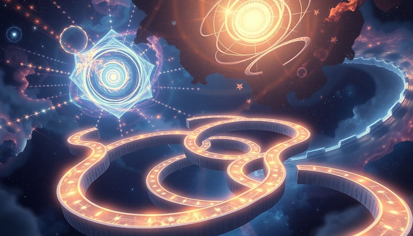 Das Labyrinth symbolisiert innere Verwirrung und Selbstfindung.