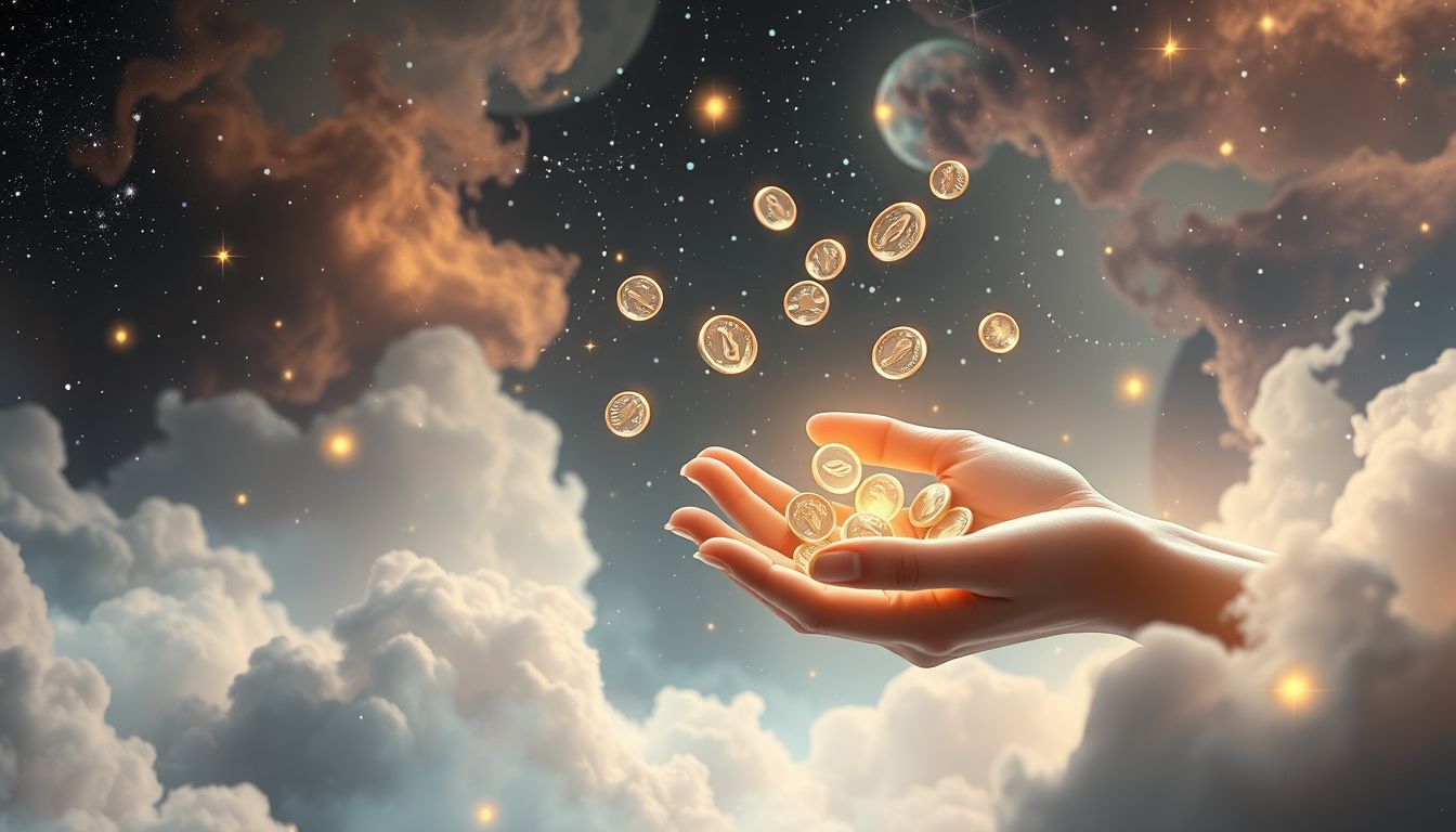 Traum 12: Taschengeld zählen symbolisiert oft finanzielle Selbstkontrolle.