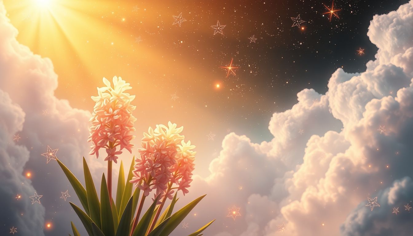 Traum 13: Hyazinthen in der Sonne symbolisieren lebensfrohe Neuanfänge.