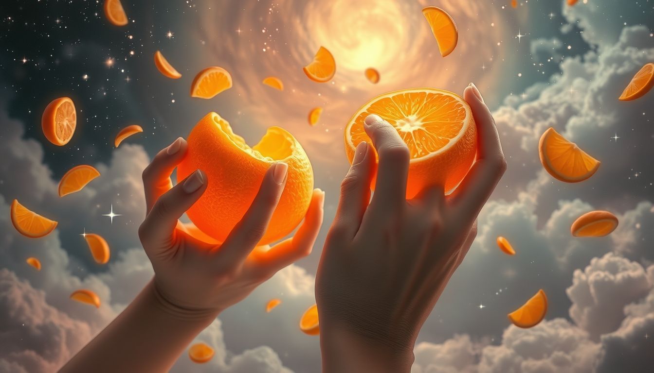 Traum 13: Bittere Orangen symbolisieren ungelöste Konflikte mit anderen.