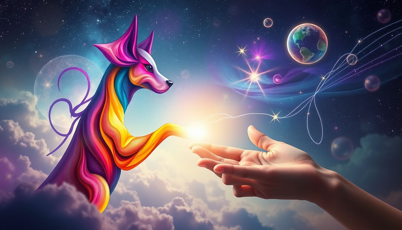 Ein bunter Hund im Traum symbolisiert unerwartete emotionale Konflikte.