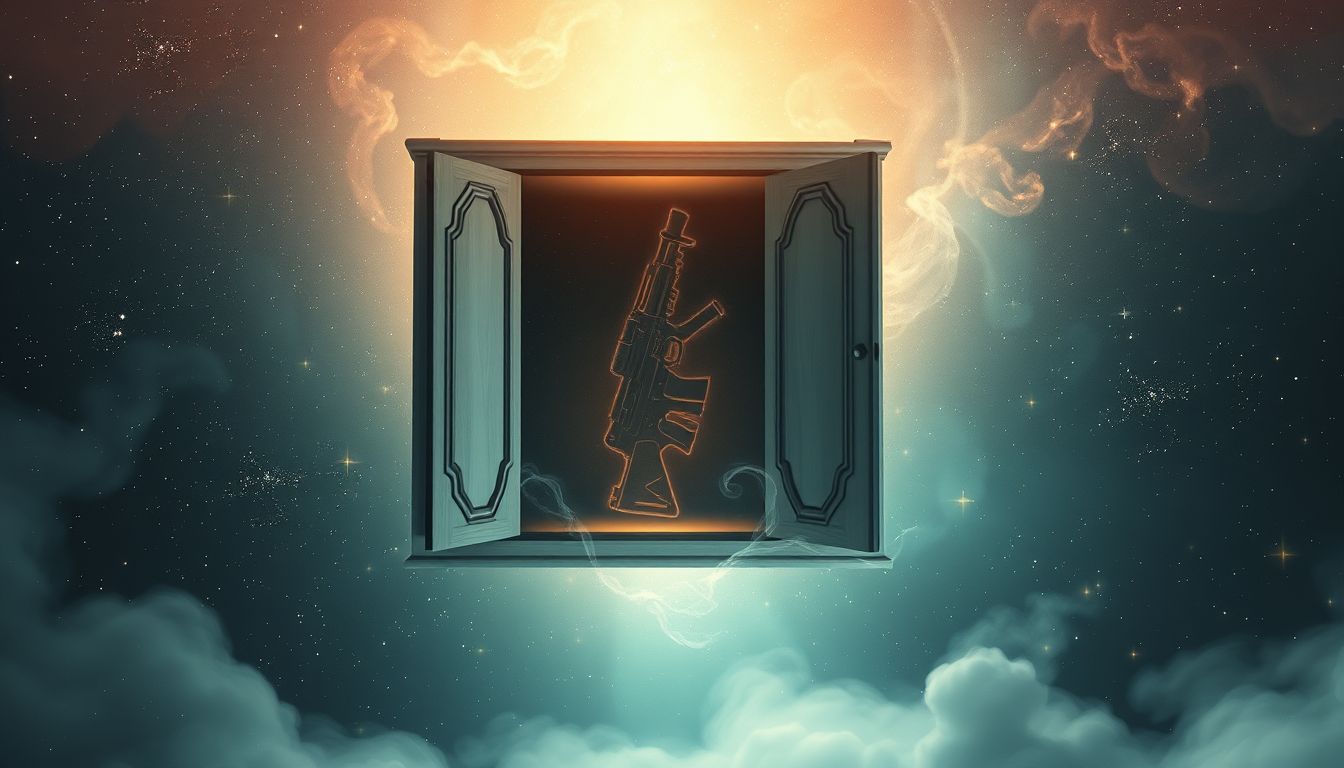 Das Verstecken im Schrank symbolisiert unterdrückte Aggression und Angst.