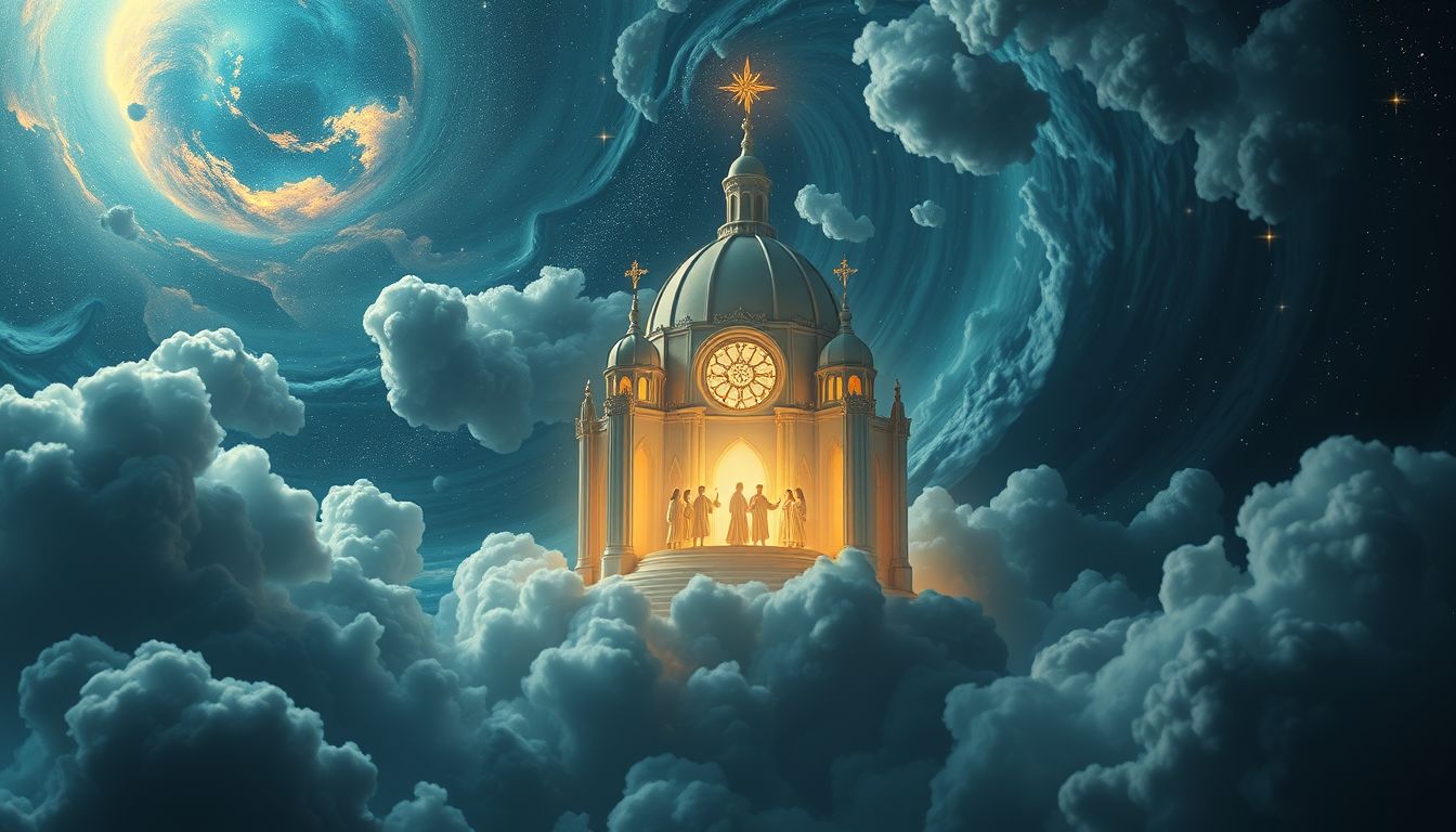 Singende Chöre in Basiliken symbolisieren spirituelle Harmonie und Gemeinschaft.