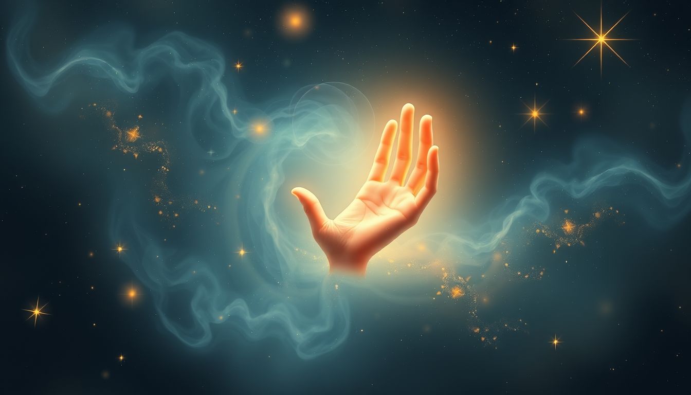 Eine flache Hand im Traum symbolisiert oft Offenheit und Ehrlichkeit.