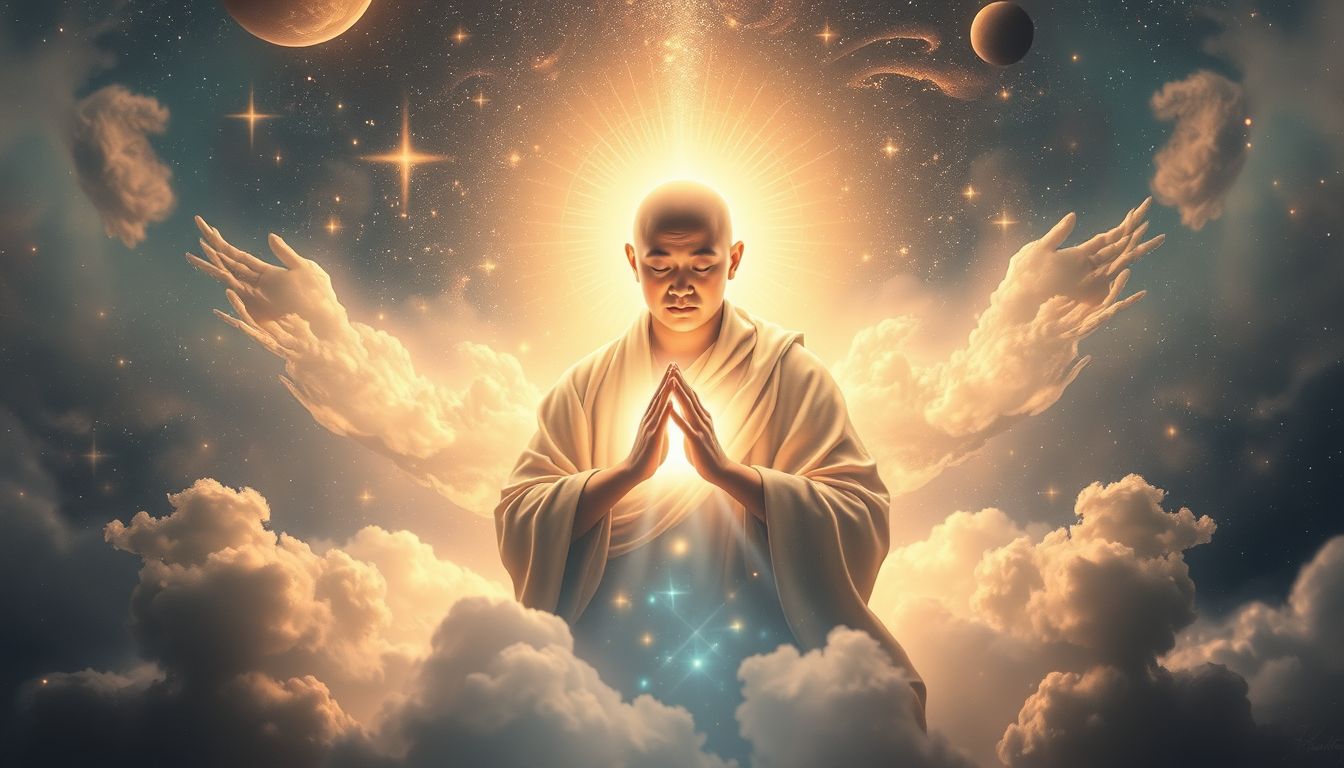 Einen Klosterbruder heilen zu sehen symbolisiert innere Heilung und Frieden.
