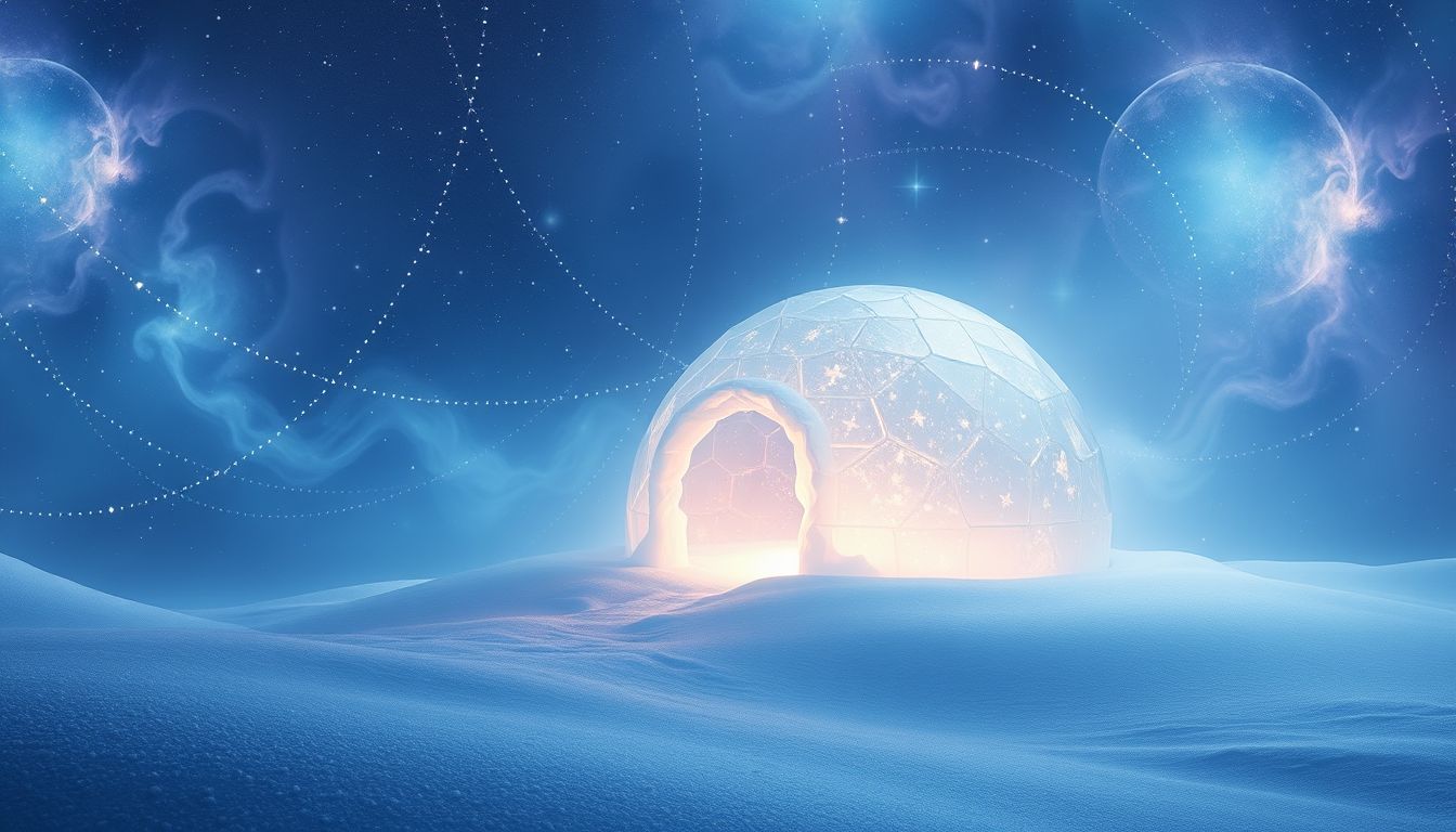 Im Iglu-Träumem symbolisiert Eis Schutz vor emotionaler Kälte.