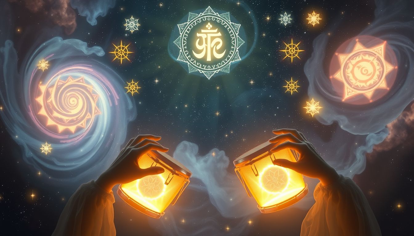 Das Trommeln in Zeremonien symbolisiert oft spirituelle Verbindung und Kraft.