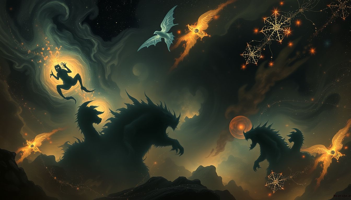 Eltern als Monster symbolisieren oft innere Angst und Kontrollverlust.
