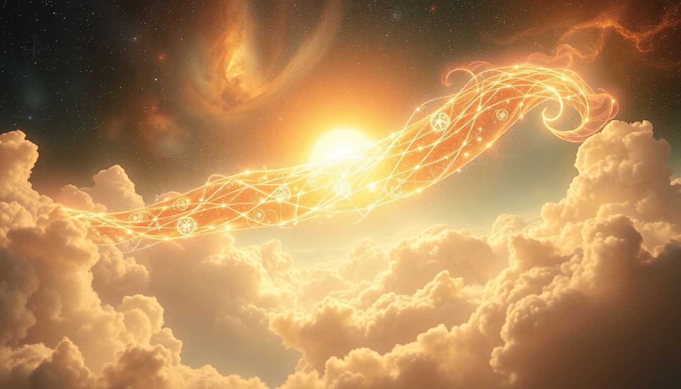 Ein religiöses Banner im Traum symbolisiert spirituelle Führung und Schutz.