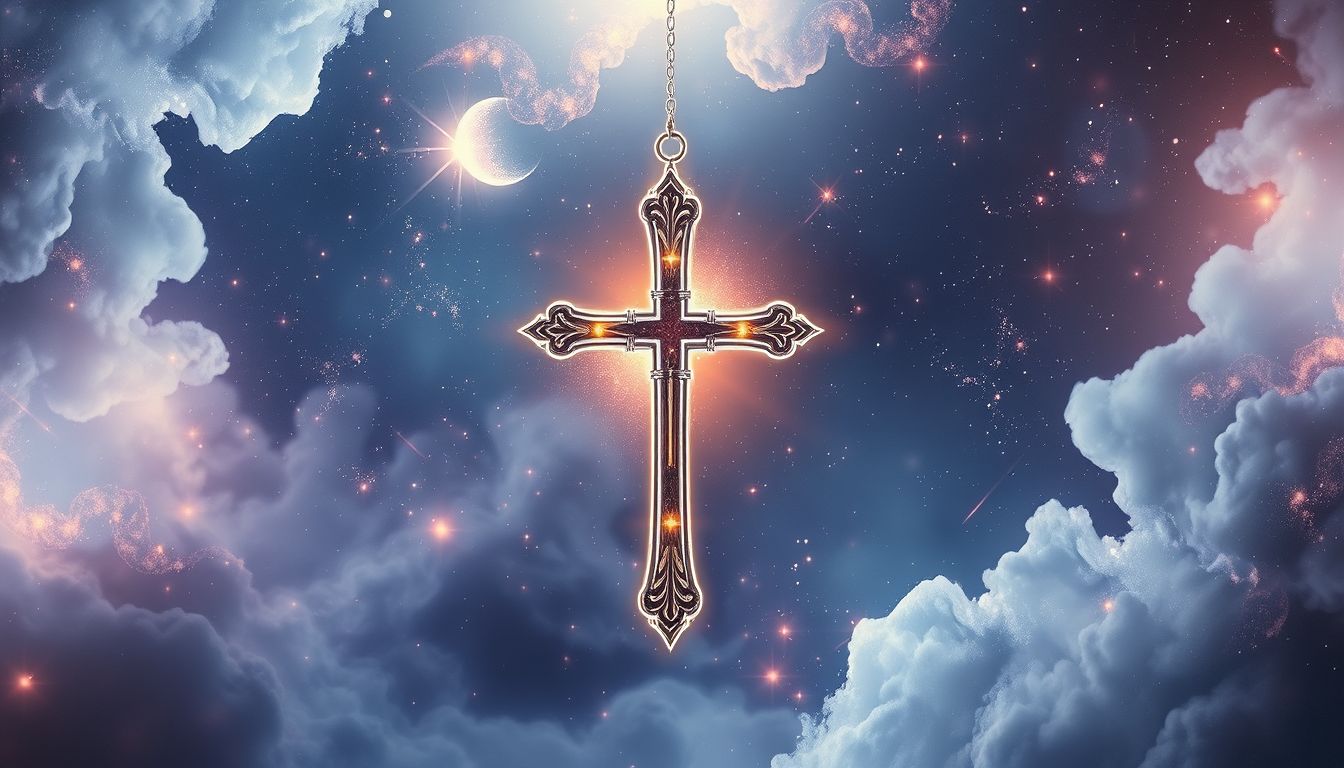 Ein metallernes Kreuz symbolisiert im Traum Stärke und Schutz.