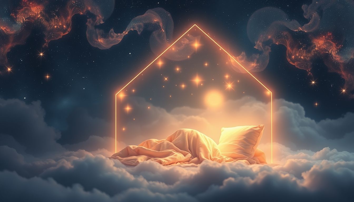 Eine Schoßdecke symbolisiert Schutz und Geborgenheit im Traum.