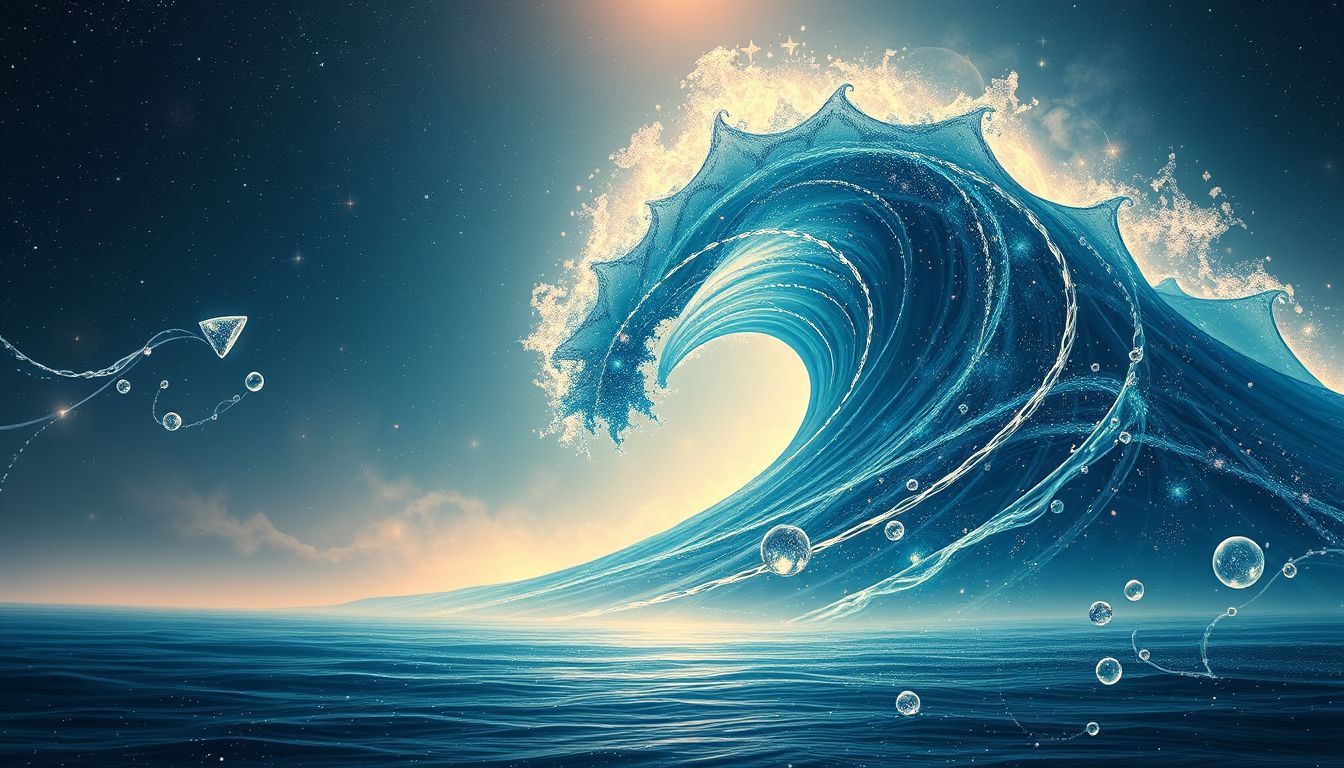 Ein Tsunami im Traum symbolisiert überwältigende Angst vor Kontrollverlust.
