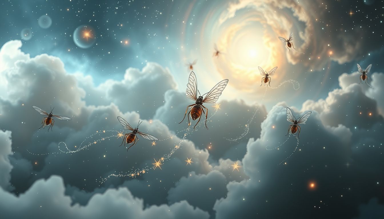 Der Traum von Insekten symbolisiert oft Aufmerksamkeit für Details.