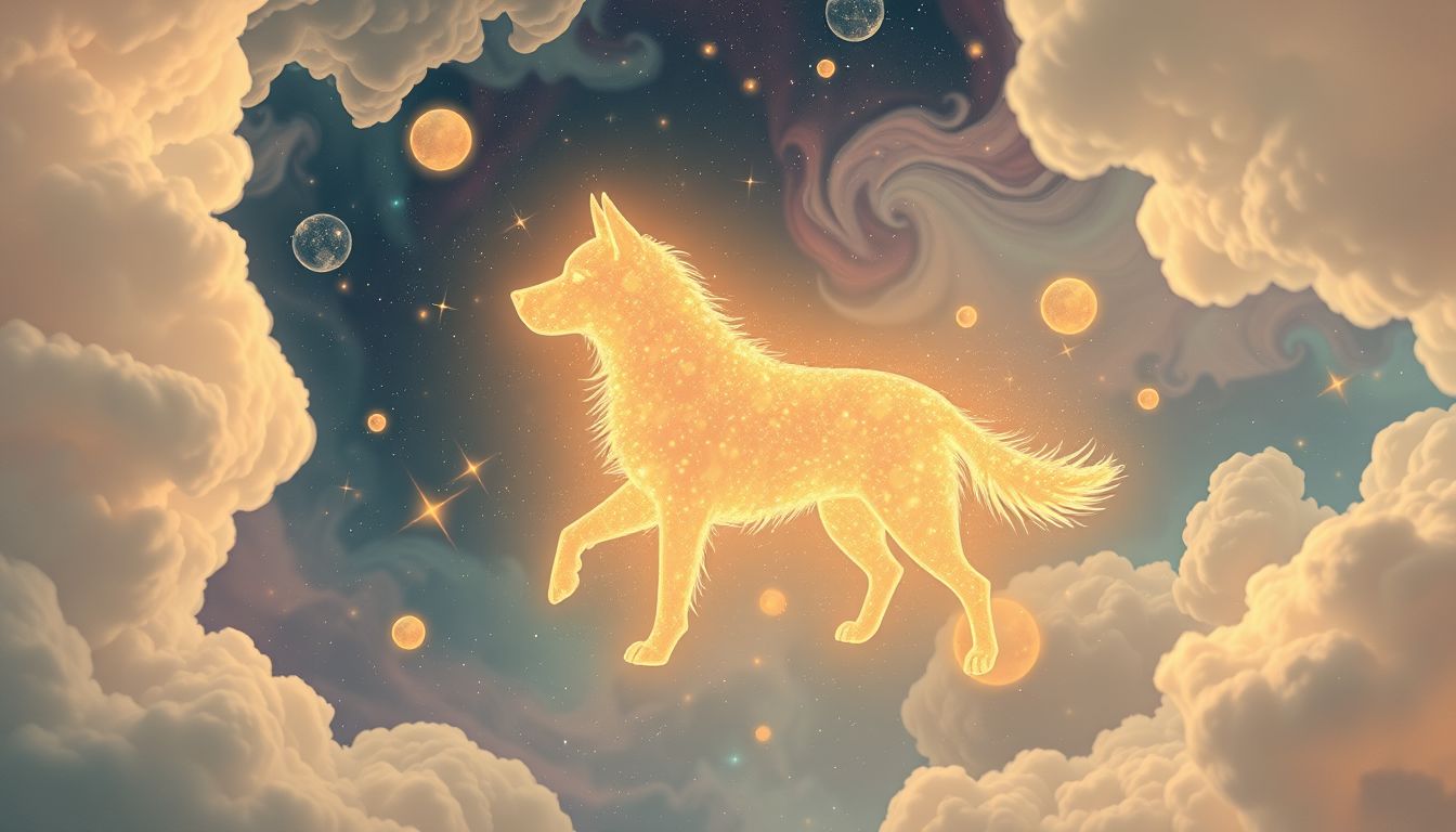 Ein winselnder Köter im Traum symbolisiert Hilflosigkeit und Fürsorge.