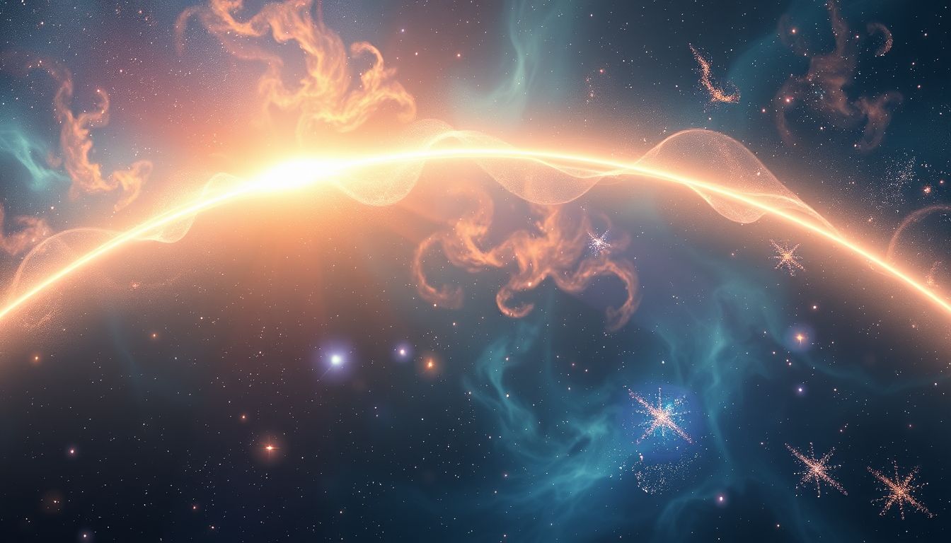 „Traum 17: Eine Zeile aus Licht symbolisiert Erleuchtung und Klarheit.“