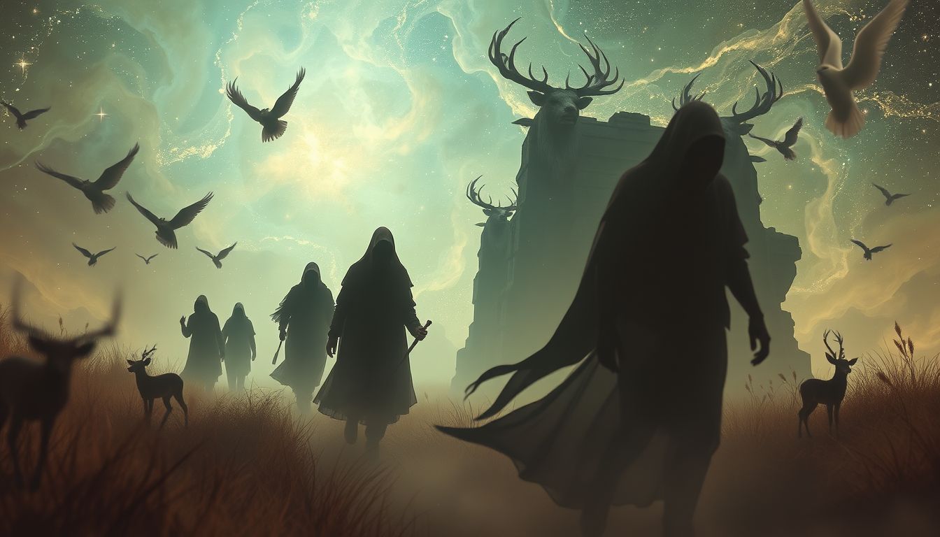 Am Tag Wilderer sehen symbolisiert verborgene Gefahren im Alltag.