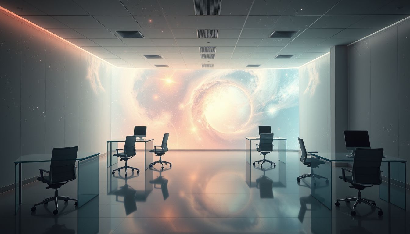Ein leeres Büro symbolisiert oft Verlust von Kontrolle und Isolation.