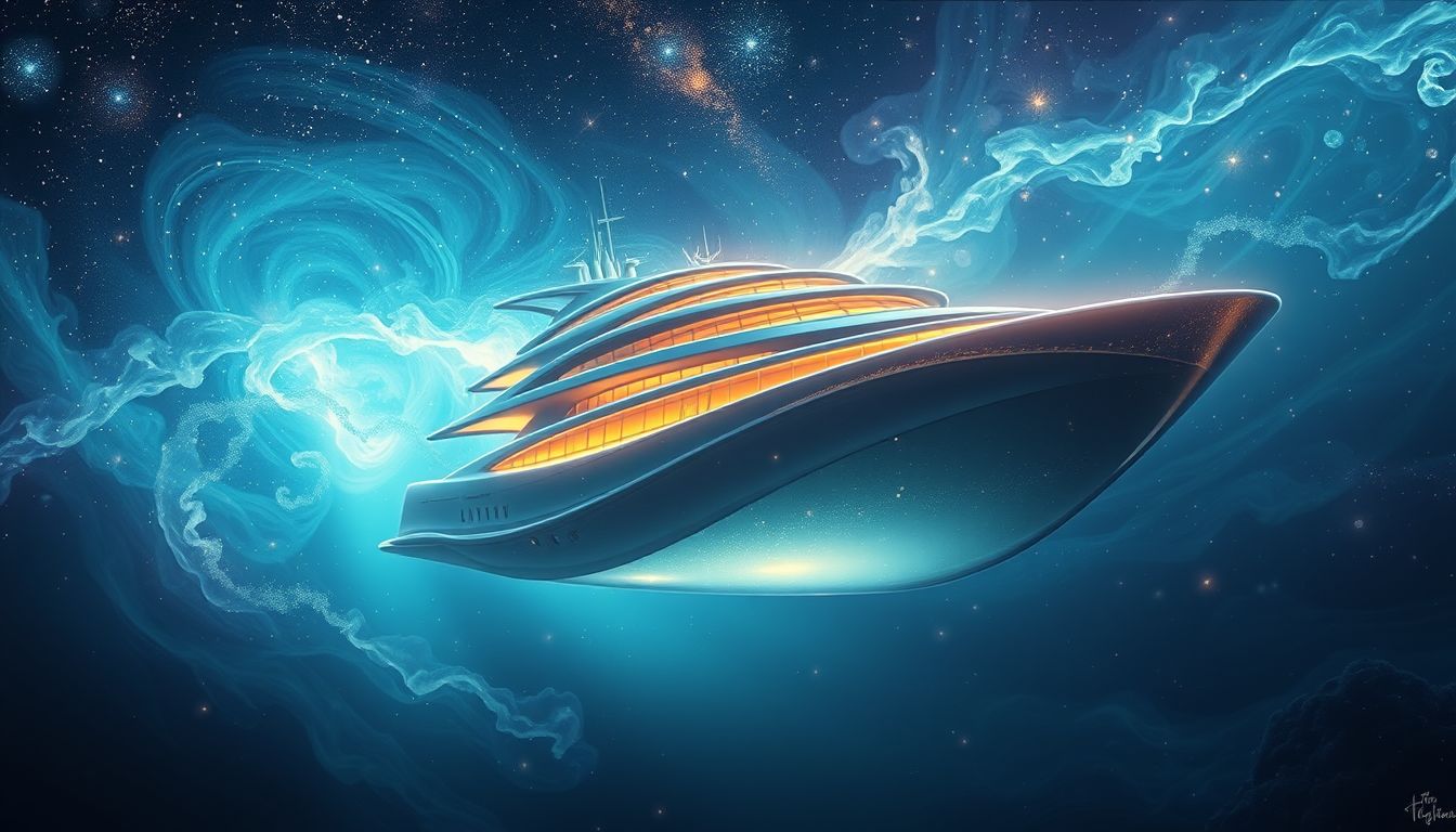 Ein luxuriöses Unterseeboot steht für versteckten Reichtum und Selbstbewusstsein.