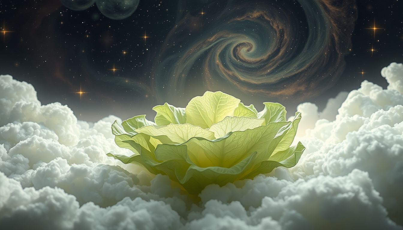 Kopfsalat ohne Dressing symbolisiert im Traum unerfüllte Erwartungen.