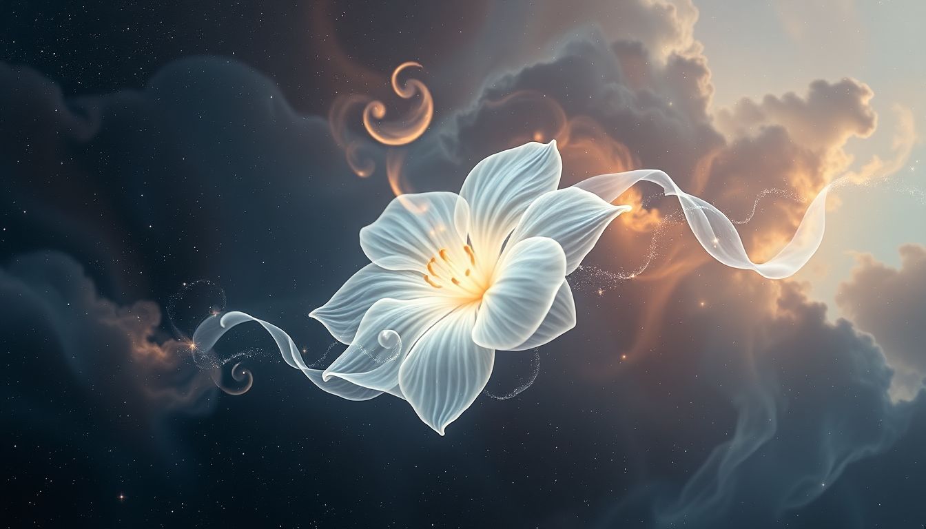 Traum 18 symbolisiert Transformation durch die mystische Schwalbenwurz.