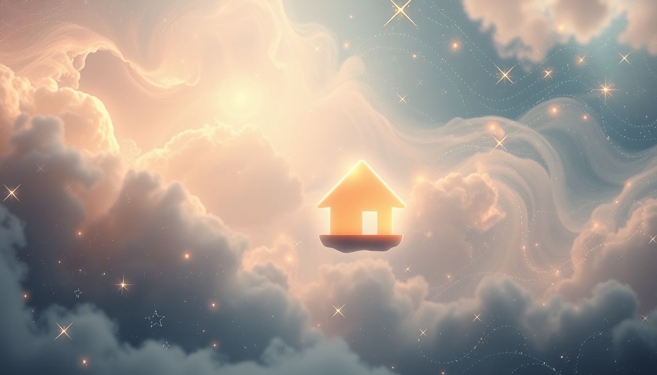 Ein kleines Haus im Traum symbolisiert Neubeginn und Geborgenheit.
