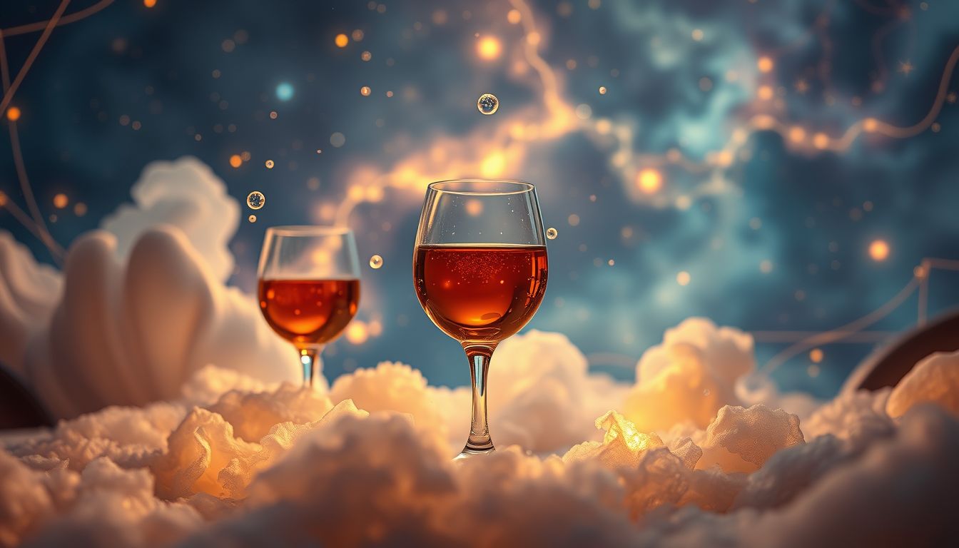 Traum 19 symbolisiert Genuss und gesellschaftliche Anerkennung durch Brandy.